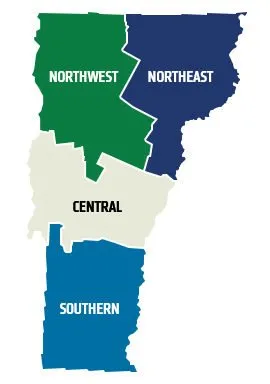 Regions of Vermont